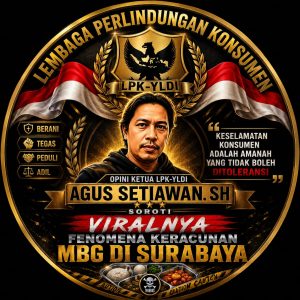 MBG Jadi Ancaman Kesehatan Ketua LPK-YLDI Tegaskan Dugaan Kelalaian Pengelola dan Pengawas Bisa Berujung Sanksi Pidana