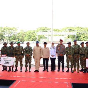 Kapolda Sulsel Hadiri Upacara Penetapan Komponen Cadangan Unsur ASN Pemprov Sulsel Tahun 2026