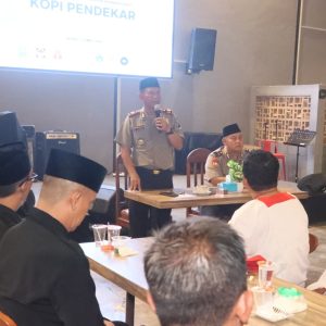 Polres Madiun Kota Perkuat Komitmen Jogo Jatim Lewat Kopi Pendekar