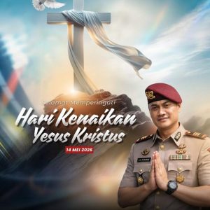 Kasatresnarkob Polres Pelabuhan Tanjung Perak Ucapkan Selamat Hari Kenaikan Yesus Kristus 2026