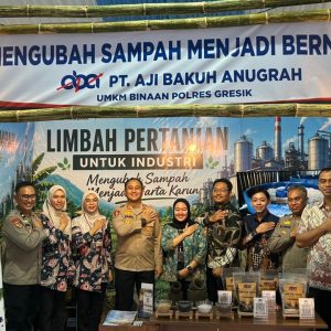 Sekam Padi Jadi Komoditas Ekspor, UMKM Binaan Polres Gresik Mendunia