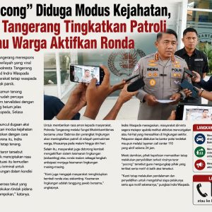 Viral “Pocong” Diduga Modus Kejahatan, Polresta Tangerang Tingkatkan Patroli dan Imbau Warga Aktifkan Ronda