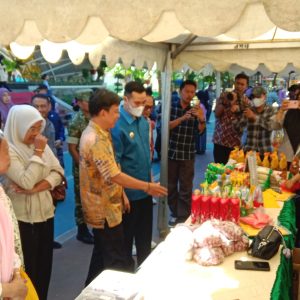 Dinas Ketahanan Pangan Pangkep Dan Sulsel Gelar Gerakan Pangan Murah Di Alun-Alun Citra Mas