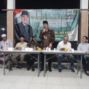 RESES MASA PERSIDANGAN KETIGA, MUHAIMIN SH MM SERAP ASPIRASI WARGA RW 10 BENDUL MERISI