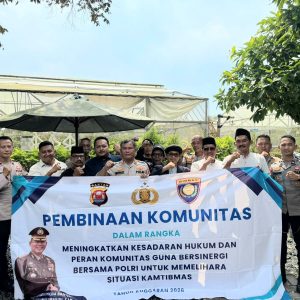 Kasubditbinpolmas Polda banten Melaksanakan Kegiatan Pembinaan Komunitas TTKKBI Serang Barat Tentang Kamtibmas