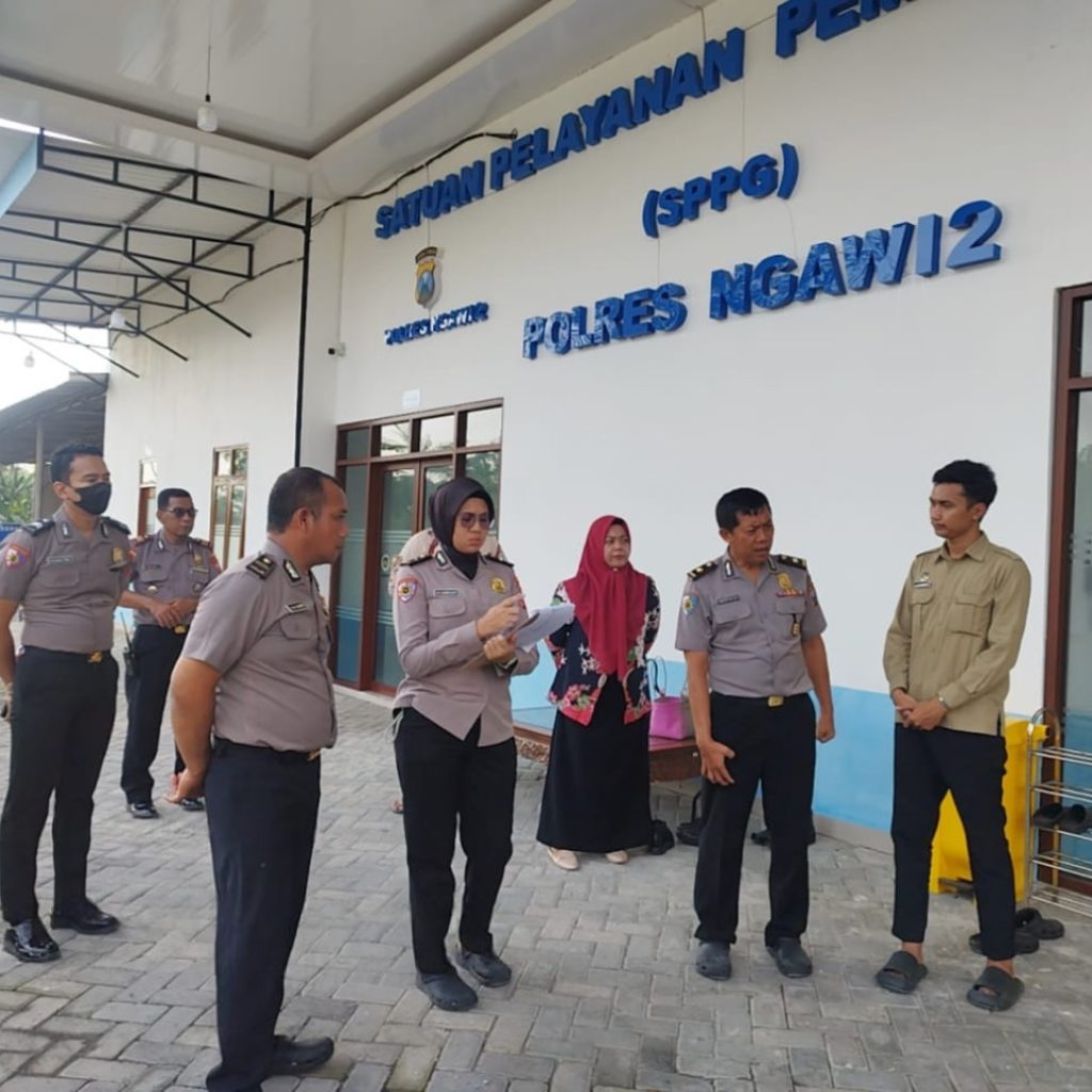 Dukung Program MBG, 3 SPPG Polres Ngawi Konsisten Terapkan Food Safety