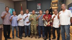 Dukung Pembinaan Sepak Bola, Danrem Audiensi dengan Pengurus Veteran PSAD Brawijaya