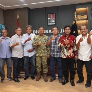 Dukung Pembinaan Sepak Bola, Danrem Audiensi dengan Pengurus Veteran PSAD Brawijaya