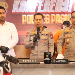 Ungkap 3 Kejahatan Jalanan, Polres Pasuruan Tangkap Pelaku Begal dan Curanmor