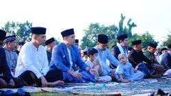 Bupati Pangkep Shalat Idul Adha 1447 Hijriah Di Lapangan Sepak Bola Minasatene