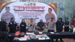 Polrestabes Surabaya Ungkap Ratusan Kasus dan 192 Pelaku Kejahatan Jalanan di Amankan Polisi