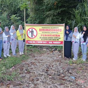 Kerja Bakti Pemkel Borimasunggu di Poros Turungan-Kayumate