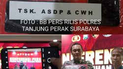 Polres Pelabuhan Tanjung Perak Ungkap Peredaran 292,93 Gram Sabu, Dua Tersangka Diamankan