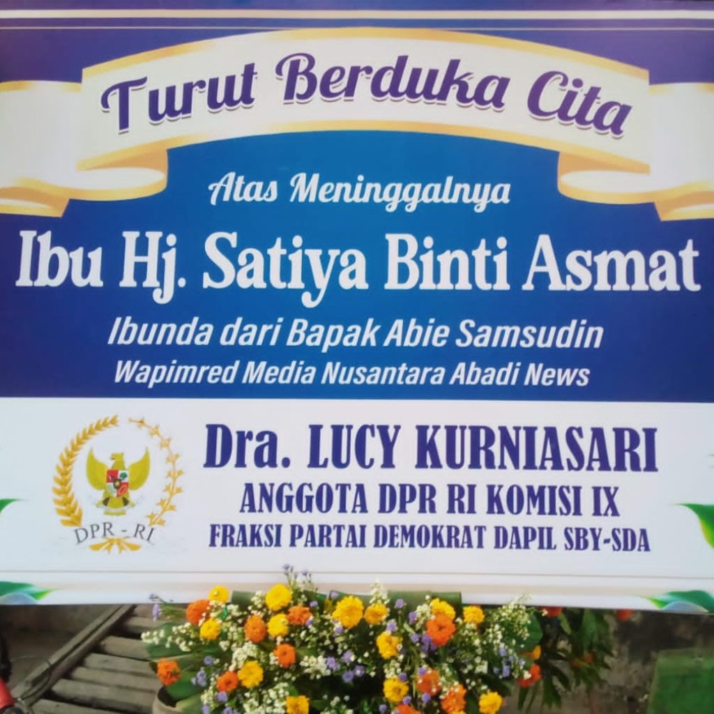 Anggota DPR RI Komisi IX Lucy Kurniasari Sampaikan Duka Mendalam atas Wafatnya Ibunda Wapimred Nusantara Abadi News