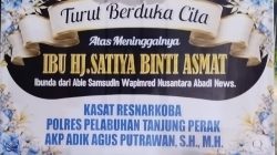 Kasat Resnarkoba Polres Tanjung Perak Sampaikan Duka Mendalam atas Wafatnya Ibunda Wapimred Nusantara Abadi News