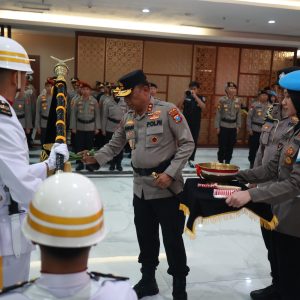 Jelang Hari Bhayangkara ke- 80 Polda Jatim Gelar Upacara Pemuliaan Nilai Luhur Tribrata
