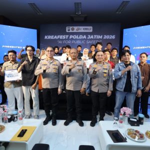 Hari Bhayangkara ke -80 Polda Jatim Dorong Pemanfaatan AI untuk Keamanan Publik Melalui KREAFEST 2026