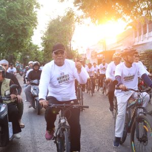 Gowes Bersama Ulama dan Masyarakat, Kapolres Pasuruan Ajak Wujudkan Daerah Aman dan Guyub