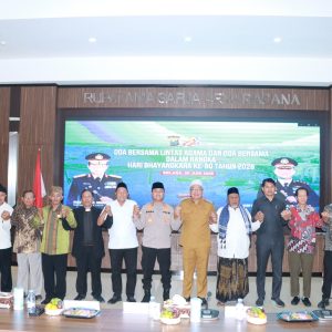 Polres Gresik Gelar Doa Bersama Lintas Agama Sambut Hari Bhayangkara ke-80, Perkuat Sinergitas dan Kerukunan