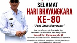 Kepala Desa Mekar Jaya, Purwahidin, Sampaikan Ucapan Selamat Hari Bhayangkara ke-80