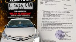 AWAS PIDANA JANGAN BELI ATAU TERIMA GADAI : Xenia Putih Nopol L 1614 CAV Sudah Masuk Objek Kejahatan Siap-siap Disita Paksa