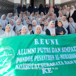 Pengajian Rutin Alumni Ponpes Al-Mubarok Lanbulan Putri Jadi Ajang Menimba Ilmu dan Mempererat Ukhuwah di Surabaya