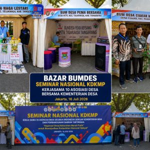 Bazar BUMDes Meriahkan Seminar Nasional KDKMP, Tampilkan Produk Unggulan Desa Kabupaten Tangerang