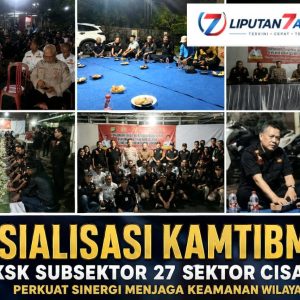 KSK POKDAR KAMTIBMAS Subsektor 27 Sektor Cisauk Gelar Sosialisasi Kamtibmas, Perkuat Sinergitas Masyarakat dan Polri