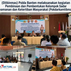 DIRBINMAS POLDA BANTEN LAKSANAKAN PEMBINAAN DAN PEMBENTUKAN POKDARKAMTIBMAS DI KECAMATAN WALANTAKA
