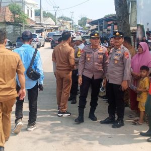Gubernur Banten Tinjau Pembangunan Jembatan Desa Mekarsari, Polres Serang Pastikan Kegiatan Berjalan Aman dan Kondusif