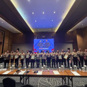 Polres Gresik Raih Juara 2 Pelaksanaan Giat Patroli Harkamtibmas Terbanyak pada Anev Samapta Polda Jatim
