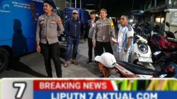 Personil Polsek Pangkajene Polres Pangkep Melaksanakan Kegiatan Pengamanan Pesta Pernikahan Warga Kelurahan Jagong