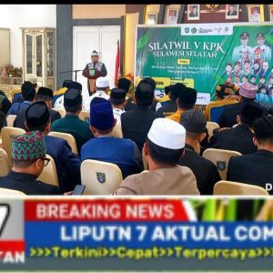 Bhabinkamtibmas Pangkep Hadiri Silatwil V Komunitas Pendakwah Keren Sulsel, Perkuat Sinergi Jaga Kamtibmas