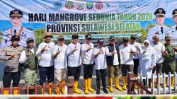 Peringatan Hari Mangrove Sedunia 2026: Wakapolres Pangkep Ikut Gerakan Nasional Penanaman Bersama Presiden