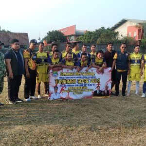 Opening Turnamen Sepak Bola Piala Bergilir Kades Cup 2026 Antar RT Resmi Dibuka, Semarak HUT RI ke-81 di Desa Mekar Jaya