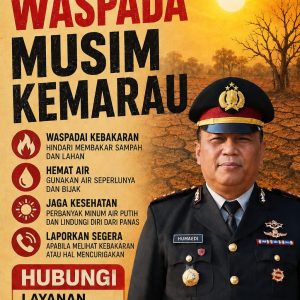 Polsek Pasar Kemis Ajak Masyarakat Waspada Musim Kemarau, Ingatkan Bahaya Kebakaran dan Pentingnya Hemat Air