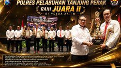 Integritas Berbuah Prestasi, Satresnarkoba Polres Tanjung Perak Sabet Juara II