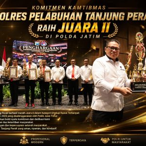 Integritas Berbuah Prestasi, Satresnarkoba Polres Tanjung Perak Sabet Juara II