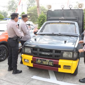 Siaga Antisipasi Kebakaran, Kapolresta Tangerang Cek Kesiapan Kendaraan Dinas dan Personel