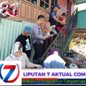 Bhabinkamtibmas Tumampua Dampingi Kadis Sosial Pangkep Salurkan Bantuan ke Warga Lansia