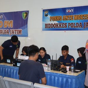 Polda Jatim Dirikan Posko DVI dan Posko Darurat Tangani Tragedi KMP Mutiara Sentosa II