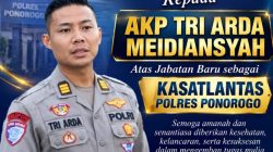 KJN Ucapkan Selamat kepada AKP Tri Arda Meidiansyah atas Jabatan Baru sebagai Kasatlantas Polres Ponorogo