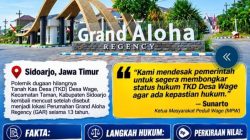 TKD Desa Wage Diduga Hilang, MPW Desak Audit dan Kepastian Hukum atas Lahan 17.000 Meter Persegi