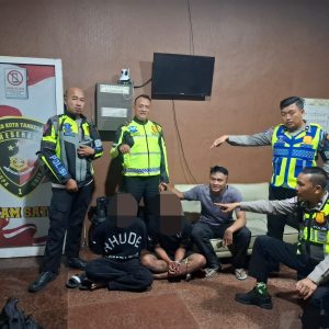 Blue Light Patrol Satlantas Polresta Tangerang Gagalkan Aksi Curanmor, Dua Pria Diamankan   