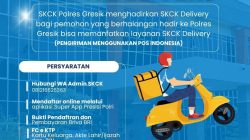 Polres Gresik Menghadirkan Layanan SKCK Delivery Untuk mempermudah Masyarakat