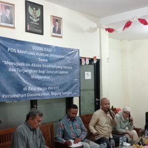 Sosialisasi Pos Bantuan Hukum, Dorong Akses Keadilan yang Merata bagi Masyarakat