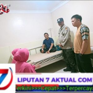 Kapolsek Balocci Bersama Bhayangkari Jenguk Aiptu Abd. Azis yang Sedang Menjalani Perawatan di RS Bhayangkara Makassar