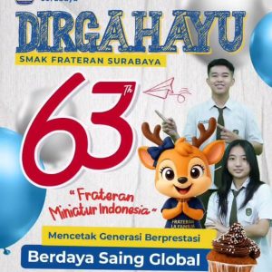 63 Tahun SMAK Frateran Surabaya: Konsisten Mencetak Generasi Berprestasi dan Berdaya Saing Global