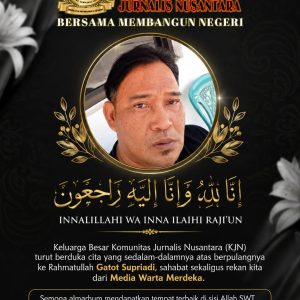 KJN Berduka, Gatot Supriadi Media Warta Merdeka Berpulang