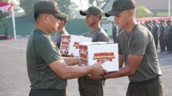Bingkisan Kemerdekaan dari Danrem, Bentuk Kepedulian dan Penyemangat Prajurit Korem Bhaskara Jaya
